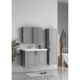 Wons Londra 80 cm Kül Gri Banyo Dolabı