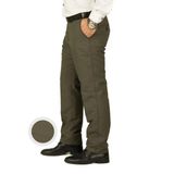 Wontilotte Erkek Armüllü Haki Keten Pantolon Kemer Astarlı Günlük Stil Desenli Model No: 2413565 - 02-Haki - 42