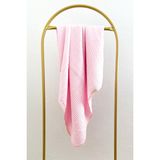 Wonwood %100 Organik Pamuk 4 Katlı Müslin Bebek Battaniyesi - 100 x 100 cm - Pembe