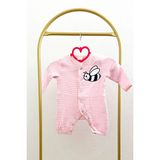 Wonwood %100 Organik Pamuk 4 Katlı Müslin Bebek/çocuk Tulumu - 1,5 - 2 Yaş - Açık Pembe