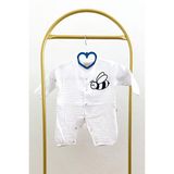 Wonwood %100 Organik Pamuk 4 Katlı Müslin Bebek/çocuk Tulumu - 1,5 - 2 Yaş - Beyaz
