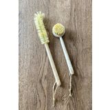 Wonwood 2'li Set (Ahşap Biberon ve Şişe Temizleme Fırçası + Meyve Sebze Temizleme Fırçası)