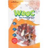 Wooc kuzu Eti Sargılı Kalsiyumlu Kemik Köpek Ödül Maması 80GR - 1 Adet - 000-Siyah