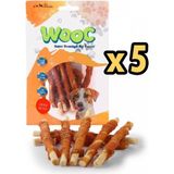 Wooc Tavuk Sargılı Sütlü Stick Köpek Ödülü 80 gr x 5 Adet