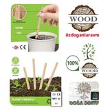 Wood Ahşap Çay Kahve Nescafe Çubuk Karıştırıcı Kaşığı 800 Adet