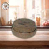 Wood Askania Doğal Ceviz / Çerezlik ve Sunum Tabak Seti (Ikiz)
