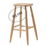 Wood Design Center Ahşap 65 Cm Kare Bar Tabure Sandalye
