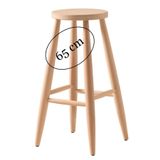 Wood Design Center Ahşap 65 Cm Yuvarlak Bar Tabure Sandalye