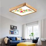 Wood Design World Ahşap Çerçeve Tavan LED Aydınlatma Avize - 1