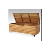 Wood Garden (120X45x45) *Buglem Tik* Ahsap Bahce Dolabi Sandigi Sediri