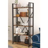 Wood House Inci Telli Kitaplık Ceviz