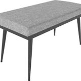 Wood House Nilay Puf-Bench Gri