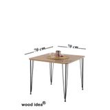 wood idea 2 Kişilik Bahçe Balkon Ve Yemek Masası - Mutfak Masası