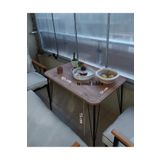 Wood Idea 50X85 cm Firkete Ayaklı Atlantik Çam Mutfak Masası,yemek Masası..balkon Masası