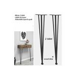 wood idea 88cm 2 Adet Yükseklik Ayarlı metal dresuar ayağı