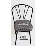 Wood Idea Lüks Yemek Odası Salon Cafe Mutfak Sandalyesi Beyaz Adet
