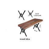 wood idea Metal Masa Ayakları Çalışma Yemek Bilgisayar Masası Ay