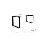 wood idea Özel tasarım masalarınız için Metal Salon Yemek Masa Ayağı ( Masif ve Ceviz kalın masalar)