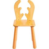 Wood & Joy Doğal Ahşap Çocuk Sandalye Geyik