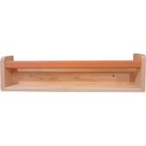 Wood & Joy Duvar Montessori Kitaplık - Kahverengi