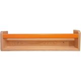 Wood & Joy Duvar Montessori Kitaplık - Turuncu