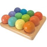 Wood & Joy Woodnjoy 12’li Pastel Toplar - Renkli
