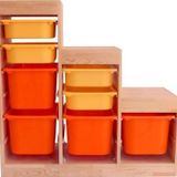 Wood & Joy Woodnjoy Zigzag Oyuncak Dolap (Ahşap)