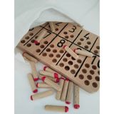 Wood Toys Montessori Çubuklarla Sayı Öğrenme Oyuncağı