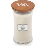 Wood Wick 93038E Ww Büyük Kavanoz Mum Smoked Jasmin - Bej