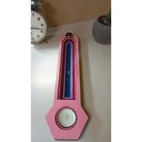 Wood-X Ahşap Mdf Çubuk Tütsülük, Özel Tasarım Mumluklu Kayık Tütsülük, Desenli Pembe Tütsülük (31X8X2) - Renkli - 1 Adet