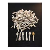 WoodBay Ahşap & Tahta 50’li Magnet için Mini Bal Kaşığı Klasik 6,5 Santim Magnet,Düğün,Nişan,Kına,Dekorasyon