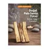 WoodBay Tütsü Doğal Kutsal Ağaç Çubuk 3 Adet Ortalama 35 gr | Doğal Ortam Temizleyici | Palo Santo