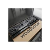 WOODDOOM Hyundai İsme Özel Siyah Kabartmalı Lüks Pleksi Plakalık