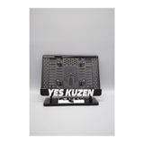 WOODDOOM Yes Kuzen 3D Kabartmalı Beyaz Pleksi Motor Plakalı