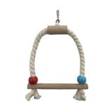Wooden Bird Muhabbet Kuşu Ipli Salıncak