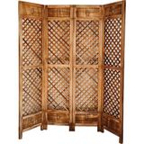 Wooden City Ahşap Paravan 180 x 160 cm Dekoratif Çok Renkli Ahşap Oda Bölücü