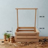 Wooden Destinty Ahşap Kasa - Bebek Kırk Sepeti - Baby Shower S... Ahşap