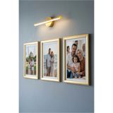 Wooden Factory 21x30 cm 3'lü Gold Altın Renk Dekoratif Çerçeve Seti – Duvar İçin Boş Resim Çerçevesi