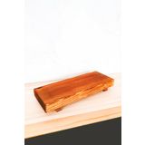 Wooden Factory Ahşap Ayaklı Yağdanlık, Sabunluk, Çok Amaçlı Dekoratif Sunumluk