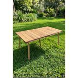 Wooden Factory Ahşap El Yapımı Katlanabilir Kamp Masası 50x100 cm Piknik Masası Taşınabilir Portatif Masa Outdoor Balkon Bahçe Kamp Ekipmanı