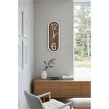 Wooden Factory Minimalist Duvar Saati Dekoratif Modern Duvar Saati 2 Katmanlı Şık Tasarım Salon Ofis Ev Saati