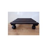 Wooden Factory Tekerlekli Damacana Altlığı Bitki Taşıma Tüp Standı – Dayanıklı ve Hareketli Platform