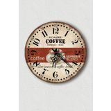 Wooden Factory Uv Mutfak Duvar Saati, Coffee Duvar Saati, Home, Kitchen, Wall Clock