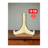 wooden gift design 10 Adet Akça Ahşap Çerçeve Tabak Ayağı Standı Sergi Ayak