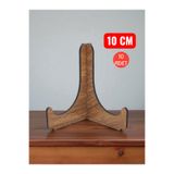 wooden gift design 10 Adet Ceviz Ahşap Çerçeve Tabak Ayağı Standı Sergi Ayak