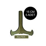 wooden gift design 5 Adet Akça Ahşap Çerçeve Tabak Teşhir Ayağı Standı Sergi Ayak