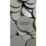 wooden gift design 5 cm çapında yuvarlak 1000 adet akçaağaç krem renk 3 mm mdf ahşap nikah şekeri süsleme hobi