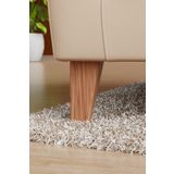 wooden lane studio Plastik Mobilya Ayağı 14 cm Açık Ceviz – Konik Köşeli – Koltuk TV Ünitesi Baza, Komodin için – Tekli