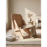 Wooden Studio Düz Sırtlıklı Modern Ahşap Sandalye Kayın Ahşap Tasarım Dekoratif Ev Salon & Ofis Sandalyesi, Genç & Çocuk Ders Çalışma Sandalyesi