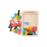 Wooden Toys Eğitici Ahşap Blok Tetris Zeka Oyunu 3 Yaş Ve Kayalargroup Üzeri